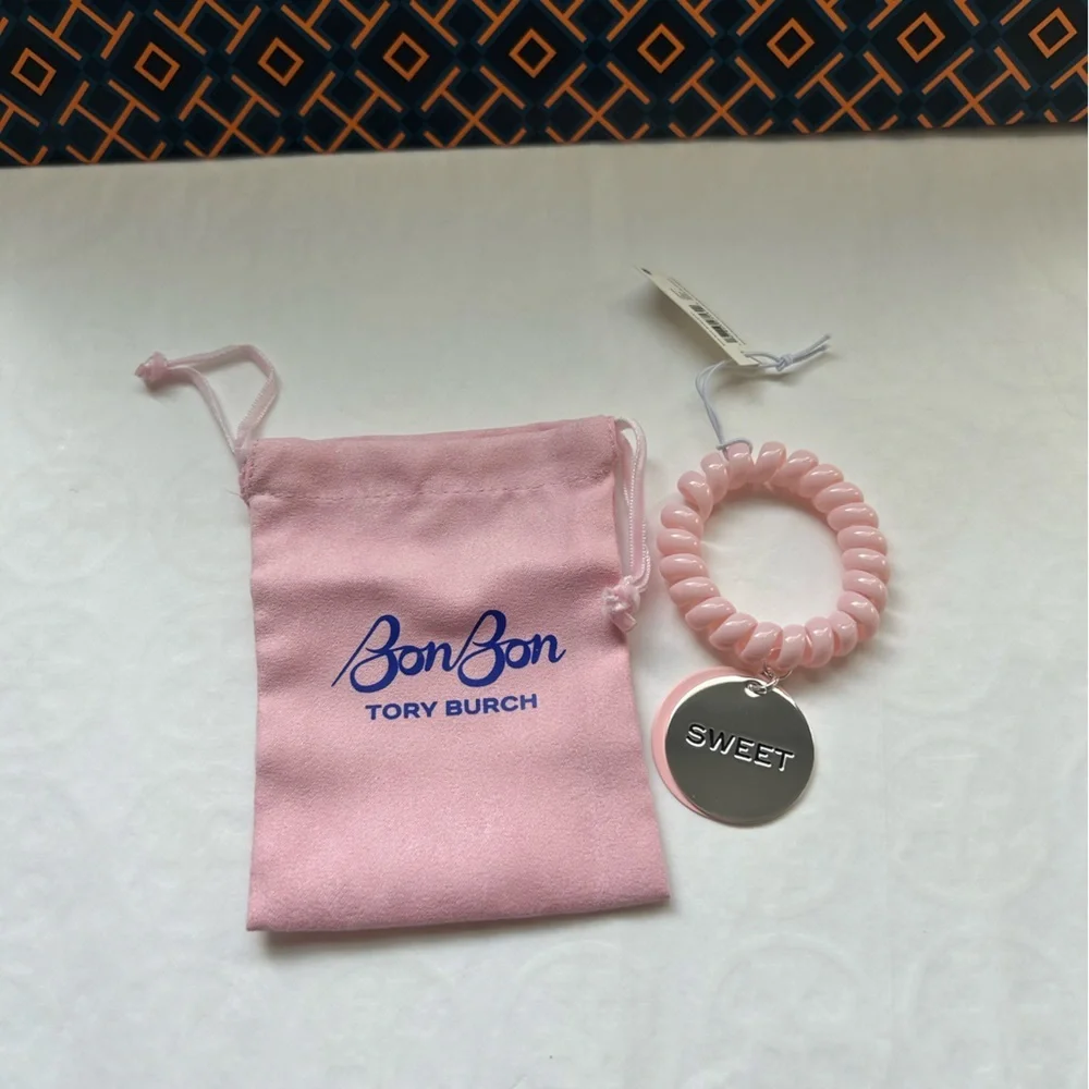 Tory Burch BonBon Charm Bracelet Bon Bon Pink Sweet Light Pink Baby Pink Slip on